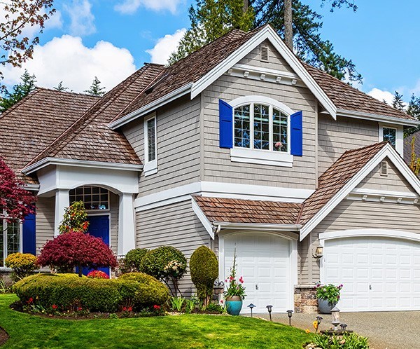 home in euclid with cedar roofing