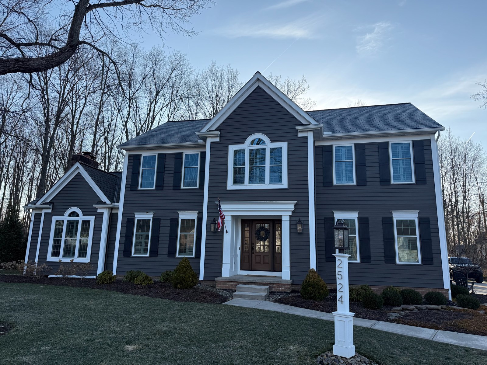 home with new siding installed in ohio