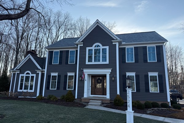 home with new siding installed in ohio