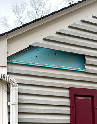 inspecting siding warping