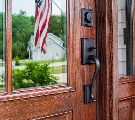 wood door installation in columbus