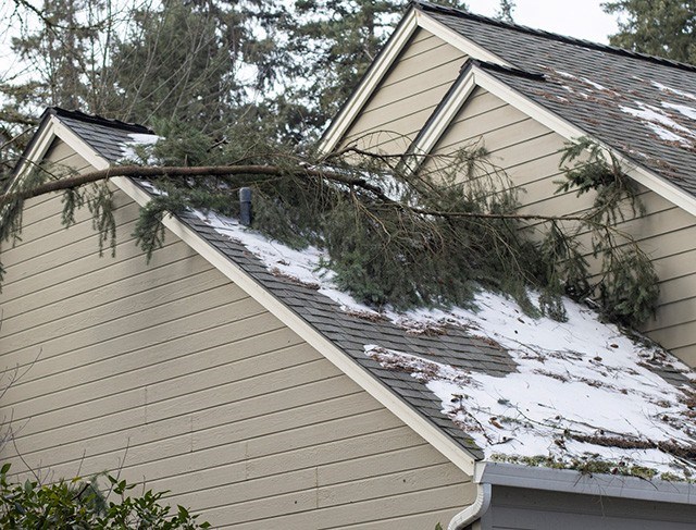 storm damage roof repair services in euclid