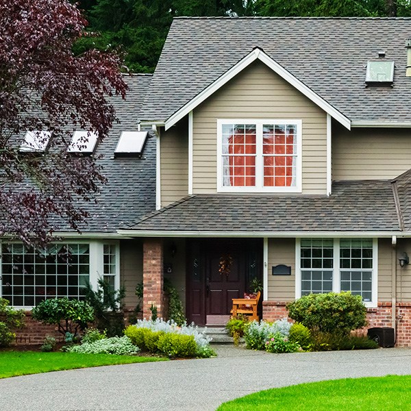 home in beachwood getting a free roofing estimate