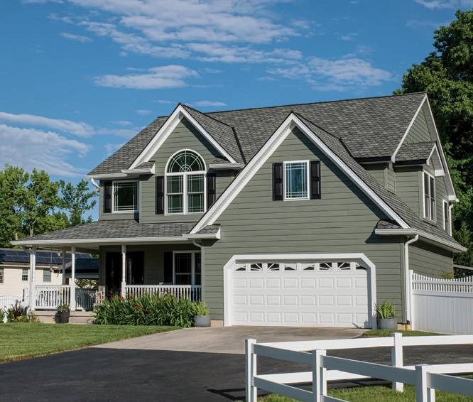 Steel siding from our siding contractors
