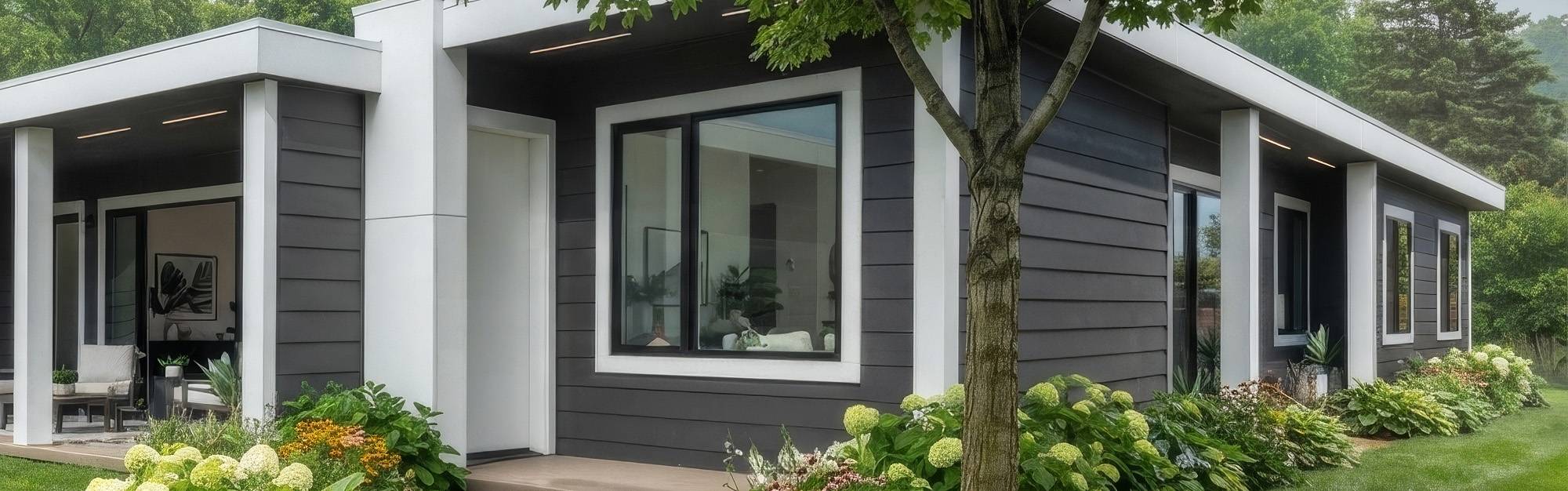 Fiber Cement siding on a home in Ohio