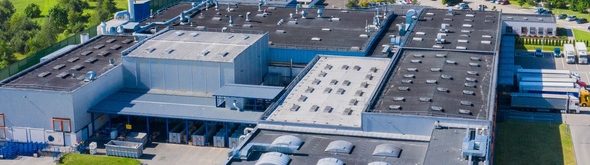 industrial roof completed by our commercial roofers in Euclid