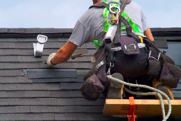 roofing installation being completed by our roofers in euclid oh