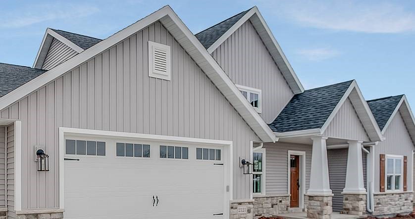 new vinyl siding installed on a home