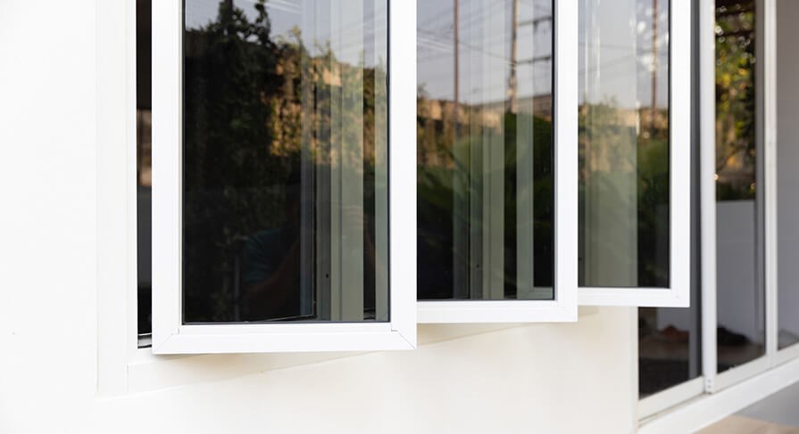new casement window installed